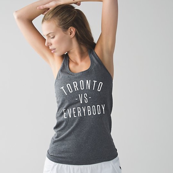 Lululemon Toronto vs Everybody Swiftly Racerback Tank NWT - Picture 1 of 8